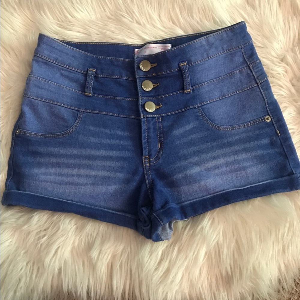 Women's Blue Denim Shorts